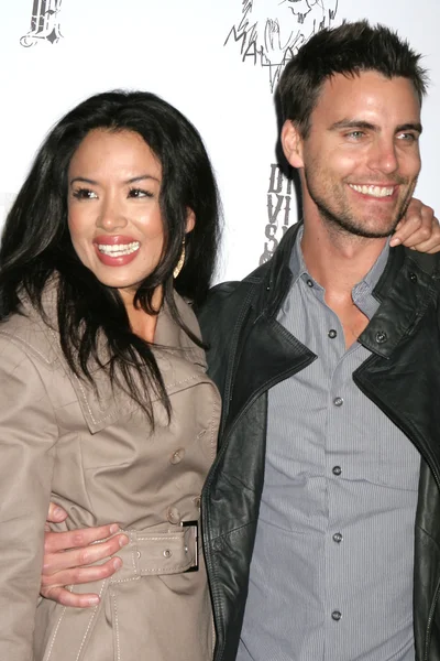 Stephanie jacobsen en colin egglesfield — Stockfoto