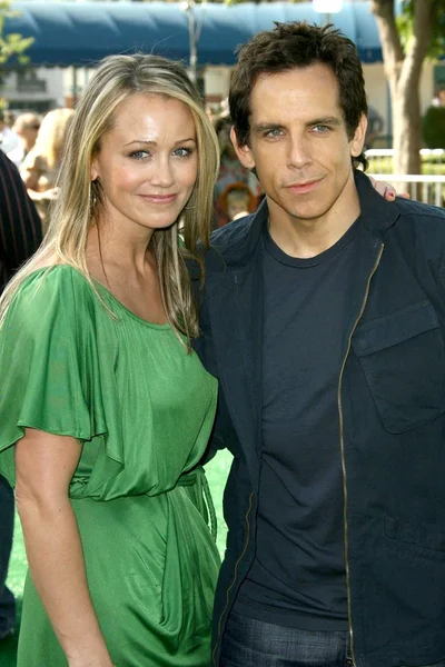 Christine taylor i ben stiller — Zdjęcie stockowe