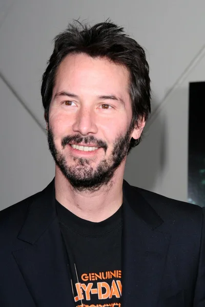 Keanu reeves in science and hollywood verenigen bij caltech met een screening van de nieuwe film de dag dat de aarde stond stil, caltech, pasadena, ca. 12-05-08 — Stockfoto