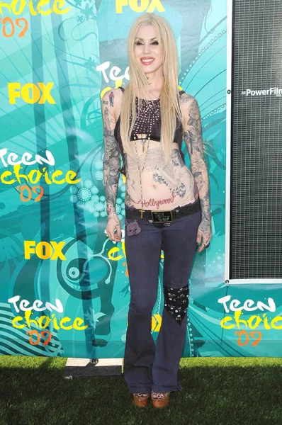 Kat Von D ai Teen Choice Awards 2009. Gibson Amphitheatre, Universal City, CA. 08-09-09 — Foto Stock