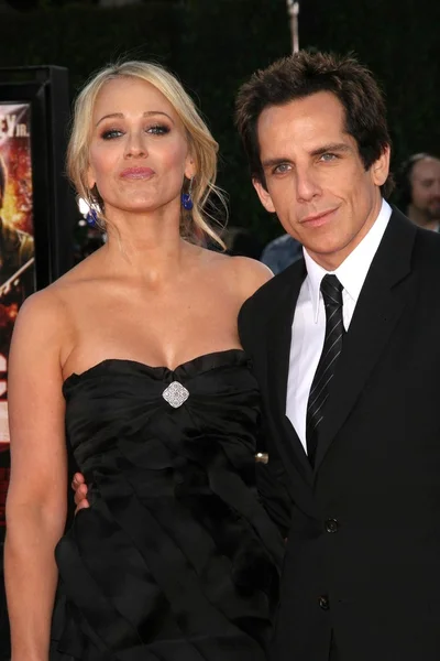 Christine taylor och ben stiller — Stockfoto