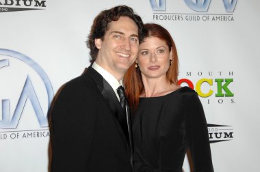 Daniel Zelman and Debra Messing at the 20th Annual Producers Guild Awards. Hollywood Palladium, Hollywood, CA. 01-24-09