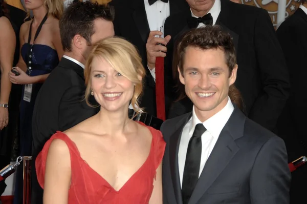 Claire danes und hugh dancy bei den 15. jährlichen Auszeichnungen der Leinwandschauspielergilde. Schrein Auditorium, los angeles, ca. 25.01. — Stockfoto