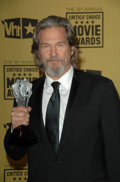 «««Ödülleri, Jeff bridges, 15 yıllık eleştirmen 's choice hollywood Paladyum, hollywood, ca. 01-15-10 — Stok fotoğraf