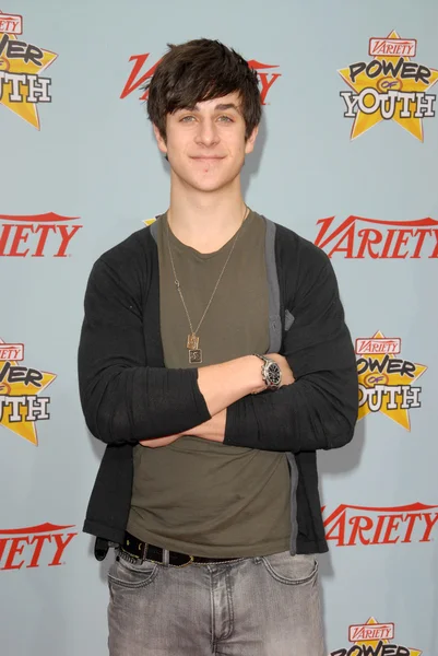 David henrie bei der dritten jährlichen "power of youth", paramount studios, hollywood, ca. 09-05-12 — Stockfoto