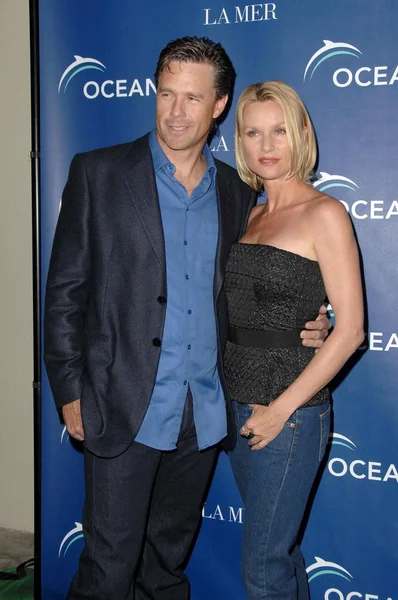 Steve Pate e Nicollette Sheridan — Fotografia de Stock