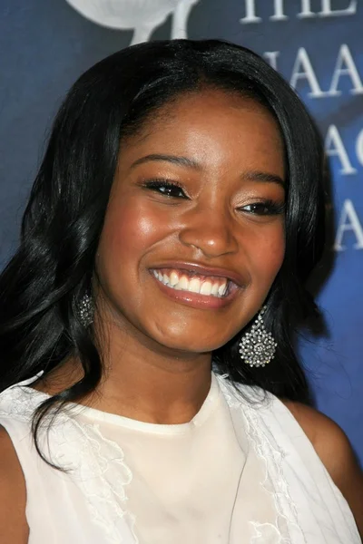 Keke palmer 40 naacp Image Ödülleri. türbe Auditorium, los angeles, ca. 02-12-09 — Stok fotoğraf