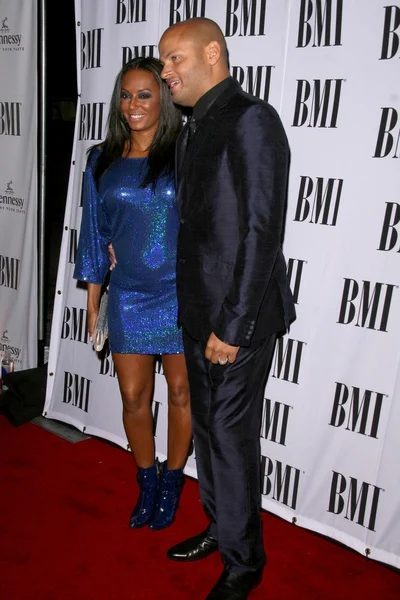 Melanie Brown y Stephen Belafonte en los Premios BMI Urban 2008. The Wilshire Theater, Los Angeles, CA. 09-04-08 — Foto de Stock