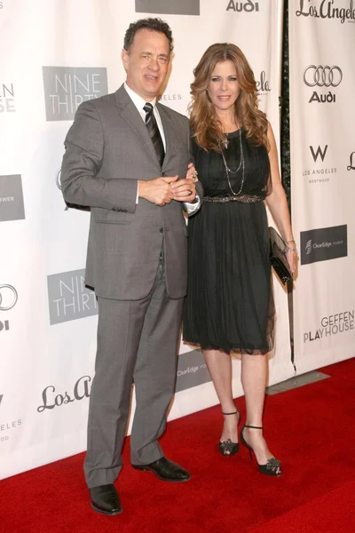 Tom hanks und rita wilson — Stockfoto