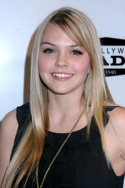 Aimee Teegarden at the Grand Reopening of The Hollywood Palladium. Hollywood Palladium, Hollywood, CA. 10-15-08 — Stock Photo, Image