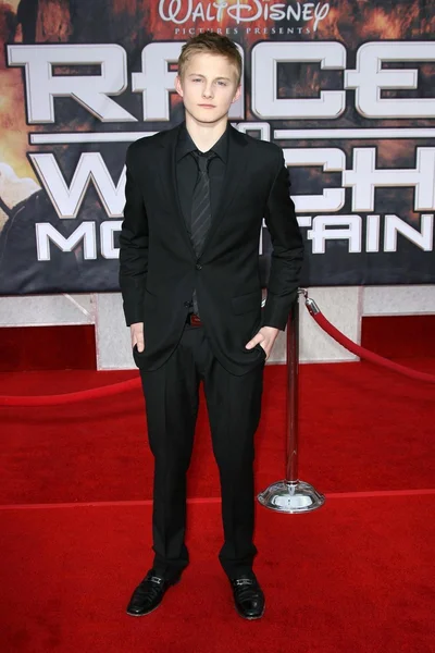 Alexander Ludwig at the Los Angeles Premiere of Race To Witch Mountain. El Capitan Theatre, Hollywood, CA. 03-11-09 — Stock Photo, Image