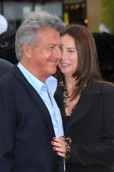Dustin Hoffman e Lisa Gottsegen — Fotografia de Stock