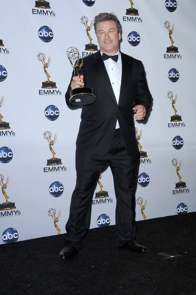 Alec Baldwin na sala de imprensa no 60th Annual Primetime Emmy Awards. Nokia Theater, Los Angeles, CA. 09-21-08 — Fotografia de Stock