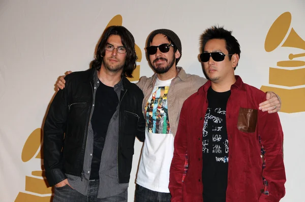 Rob Bourdon, Mike Shinoda and Joe Hahn — Stock Photo, Image