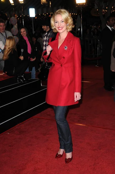 Katherine heigl bei los angeles premiere von marley and me. mann Dorftheater, los angeles, ca. 12-11-08 — Stockfoto