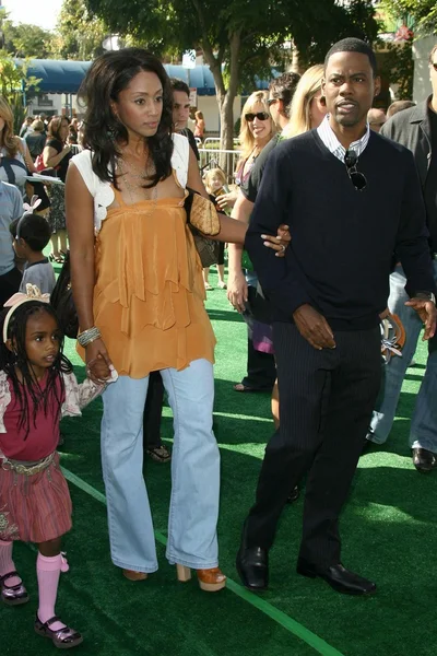 Malaak Compton avec Chris Rock et sa famille — Photo