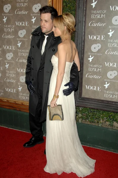 Joel Madden and Nicole Richie — Stock Photo, Image