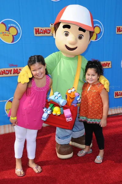 Daniella Baltodano and Madison De La Garza at the Los Angeles Premiere of 'Handy Manny Motorcycle Adventure'. Arclight Hollywood, Hollywood, CA. 09-26-09 — Stok fotoğraf