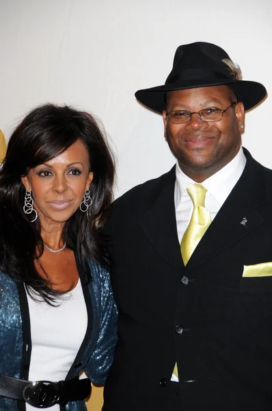 Jimmy jam en vrouw lisa op de grammy nominaties concert live!, club nokia, los angeles, ca. 12-02-09 — Stockfoto