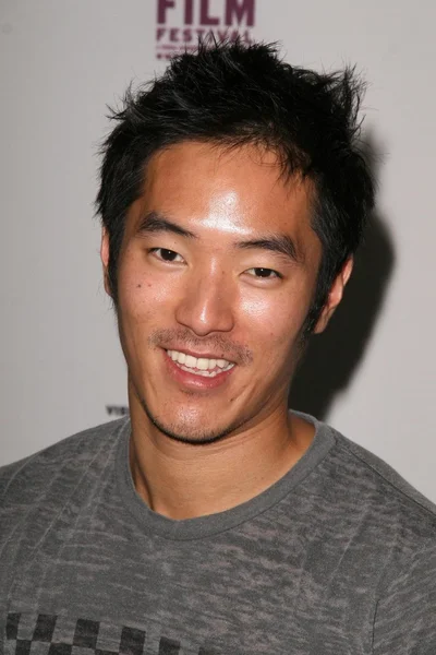 Leonardo nam auf dem los angeles asiatischen pazifischen Filmfestival, wo "Dim Sum Beerdigung" gezeigt wird. dga, Biberhügel, ca. 05-02-09 — Stockfoto