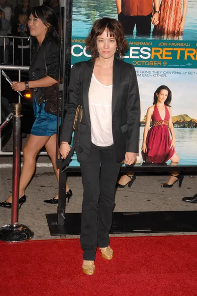 娜塔莎格雷格森·瓦格纳在洛杉矶首映式上的 "夫妻撤退"。mann ' s 村剧院, westwood, ca. 10-05-09 — 图库照片