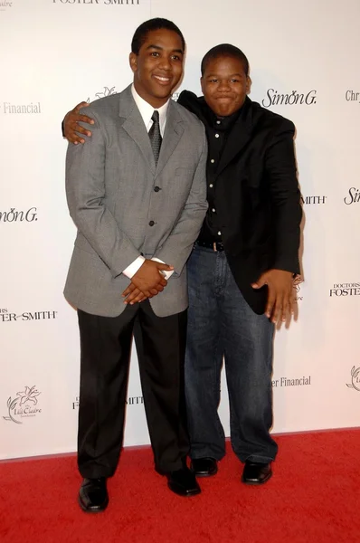 Christopher massey ve kyle massey — Stok fotoğraf