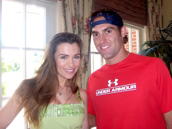 Alicia arden en robby ginepri — Stockfoto