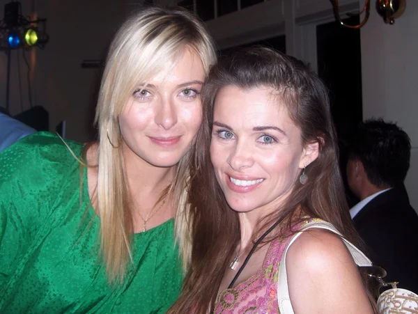 Maria sharapova och alicia arden — Stockfoto