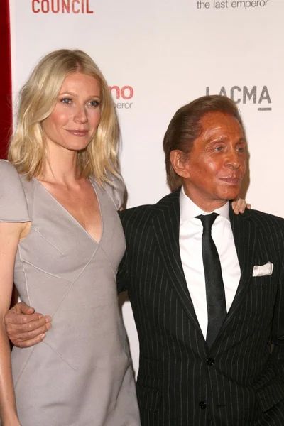 Gwyneth Paltrow ve valentino Garavani — Stok fotoğraf