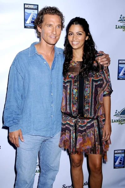 Matthew mcconaughey ve camila alves — Stok fotoğraf