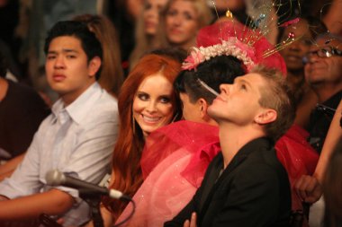 Phoebe Price and Bobby Trendy at the Whos Next Whats Next Fashion Show. Social Hollywood, CA. 08-13-08