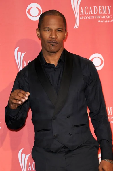 Jamie Foxx en la sala de prensa de los 44º Premios Anuales de la Academia de Música Country. MGM Grand Garden Arena, Las Vegas, NV. 04-05-09 —  Fotos de Stock