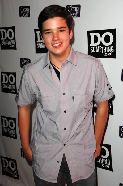 Nathan Kress al Gala 'The Power of Youth' di DoSomething.org. Madame Tussauds, Hollywood, CA. 08-08-09 — Foto Stock