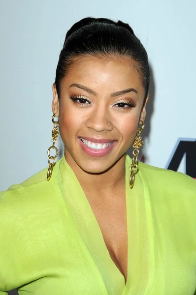 Keyshia Cole at the Salute To Icons Clive Davis Pre-Grammy Gala. Beverly Hilton Hotel, Beverly Hills, CA. 02-07-09 — Stock Photo, Image
