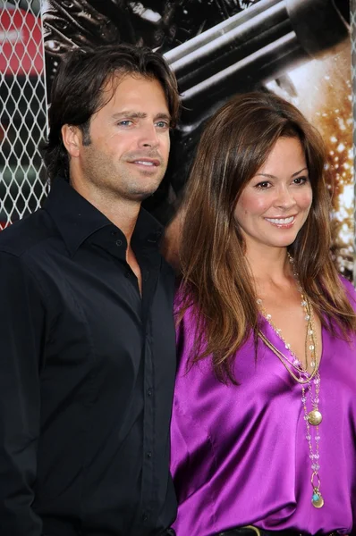 David charvet och brooke burke — Stockfoto