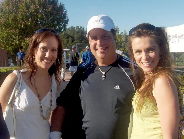 Sharon Weston with Jon Lovitz and Alicia Arden — Stock Photo, Image