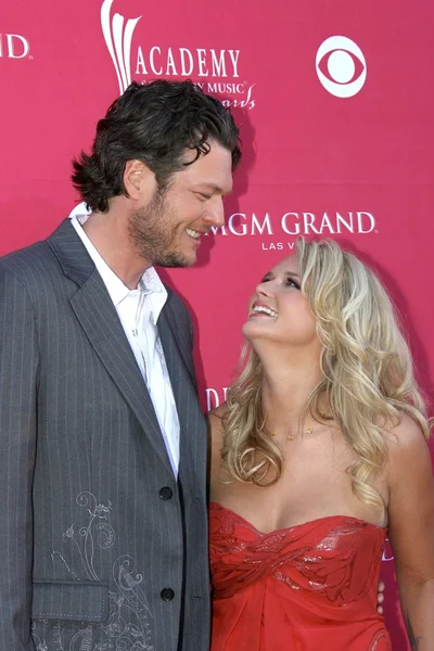 Blake shelton en miranda lambert — Stockfoto