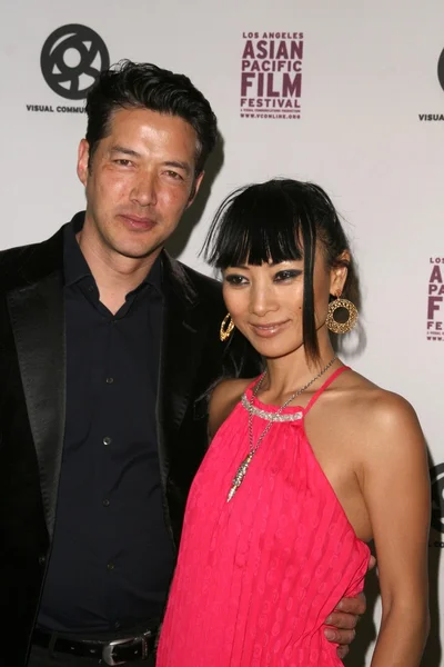 Russell wong a bai ling — Stock fotografie