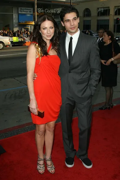 Lynn collins och steven strait — Stockfoto