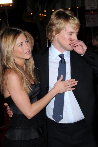 Jennifer Aniston e Owen Wilson — Foto Stock