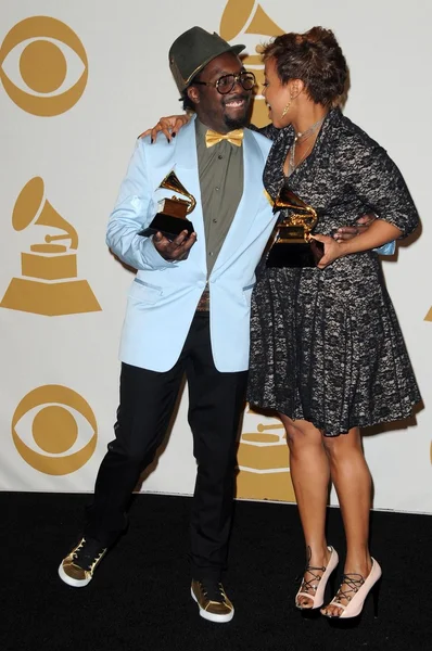 Will.i.am och chrisette michele — Stockfoto