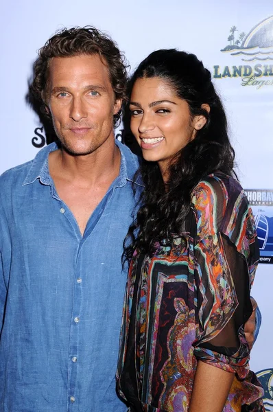 Matthew McConaughey e Camila Alves — Fotografia de Stock