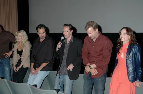 Cast and Crew of 'The Pink Conspiracy'. — Stok fotoğraf