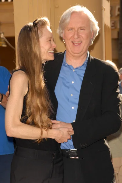 Suzy amis a james cameron — Stock fotografie