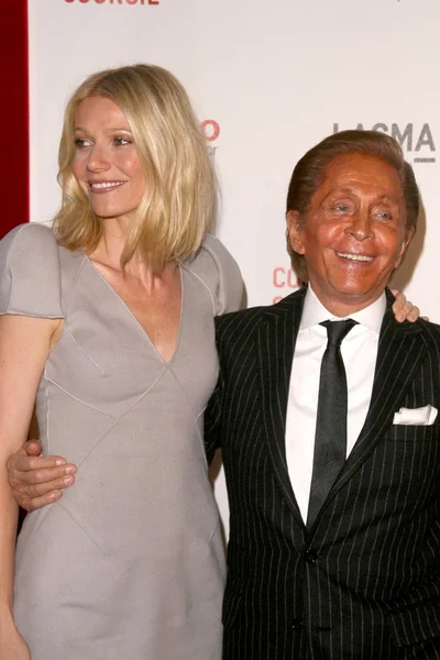 Gwyneth Paltrow and Valentino Garavani — Stock Photo, Image