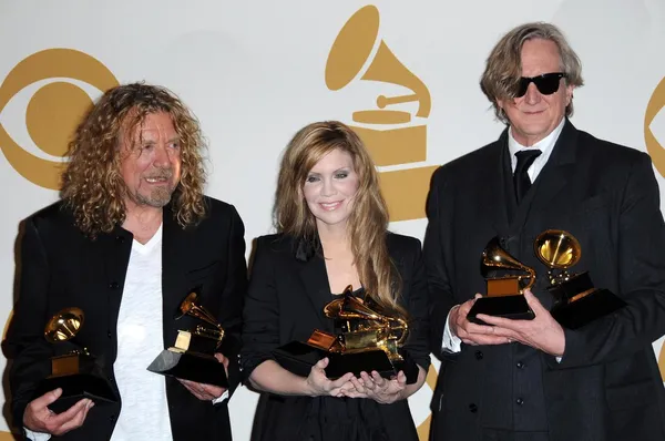 Robert plant och alison krauss t-bone burnett — Stockfoto