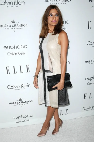 Eva mendes w magazyn elle's 15th roczny kobiety w hollywood zdarzenie. four seasons hotel, beverly hills, ca. 10-06-08 — Zdjęcie stockowe