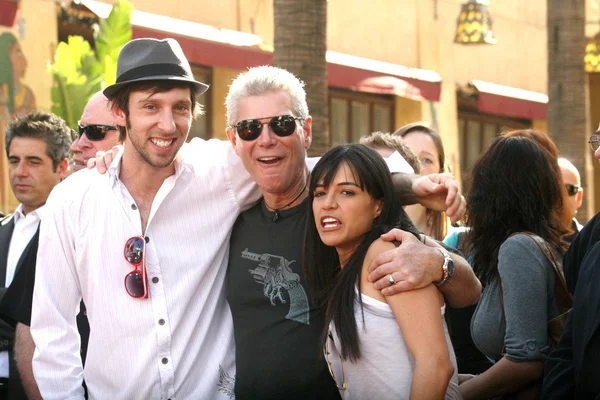 Joel david moore, stephen lang ve michelle rodriguez — Stok fotoğraf