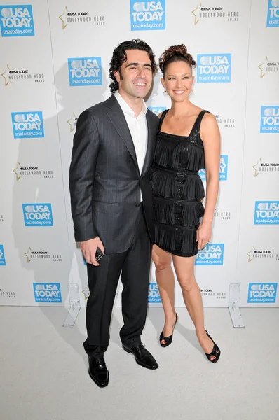 Dario Franchitti and wife Ashley Judd — Stock Photo, Image