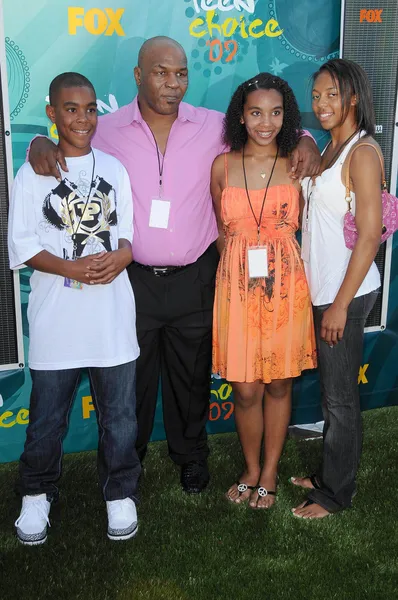 Mike Tyson e la famiglia — Foto Stock